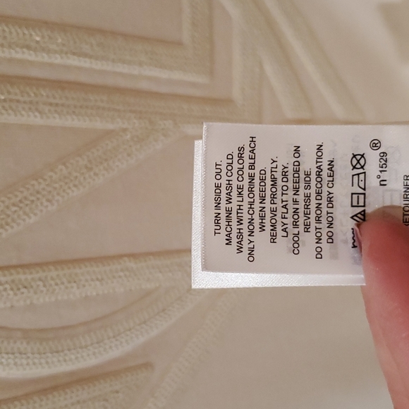 Ralph Lauren ♥️NWT♥️ Size L Winter Cream Long Sleeve T-shirt material top!♥️♥️♥️ - Picture 13 of 14